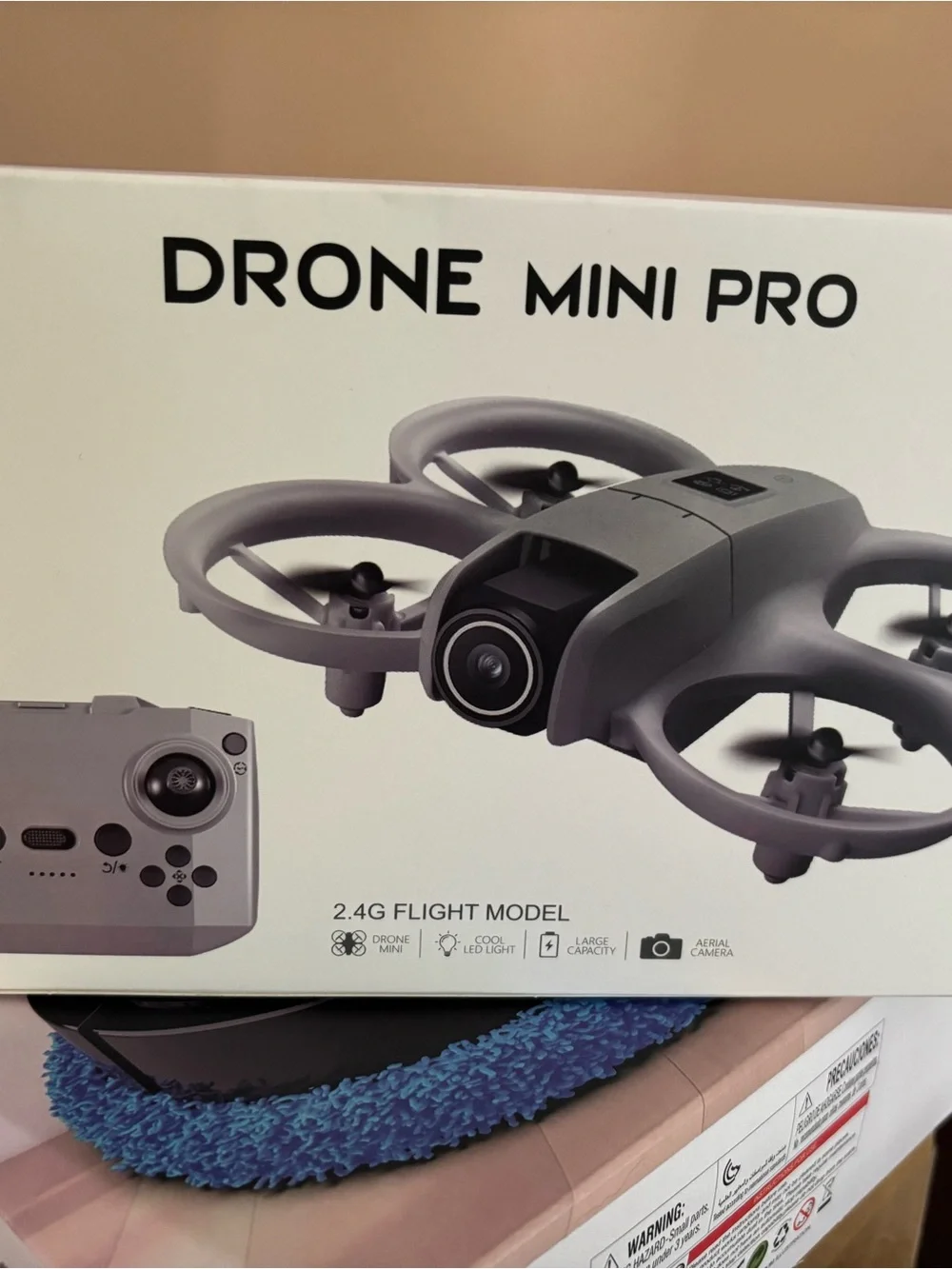 Drone Mini Pro Gray Aerial Camera Drone - Unknown Brand